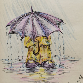 Очень мокрый дождь