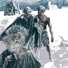 Король Лир. Лир, Глостер.Эскиз