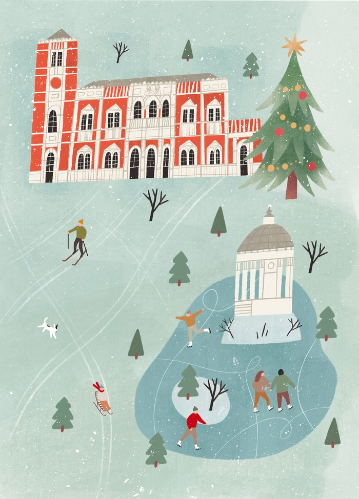 Усадьба Быково зимой