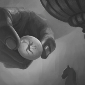 Эскиз к будущей работе "Гроздья безмолвия"