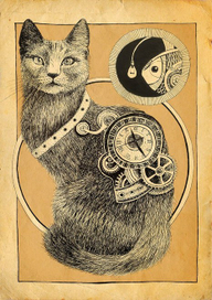 Кот-будильник