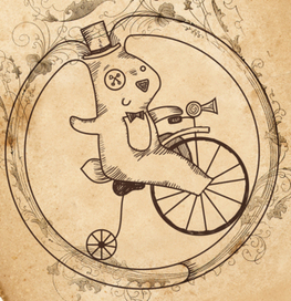 Заяц на пеннифартинге