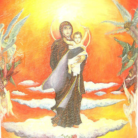 Божья Мать с младенцем