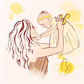 Мама и малышка