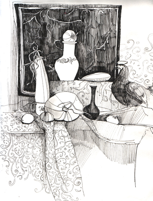 Натюрморт с курочкой