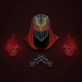 Pixel Art / League of legends / Zed