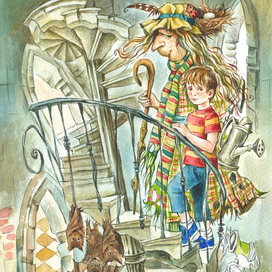 Павлик и Пугало. К сказочной повести Тамары Крюковой.