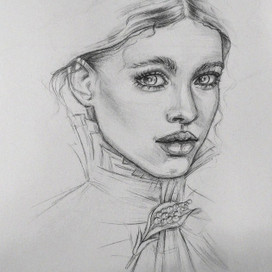 Portrait of mystery girl