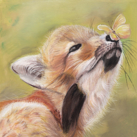 Лисенок в моменте