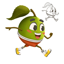 Лаймик бежит