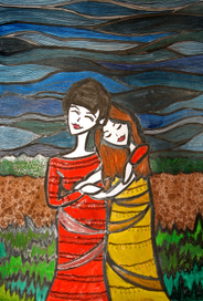 Мама и дочь 