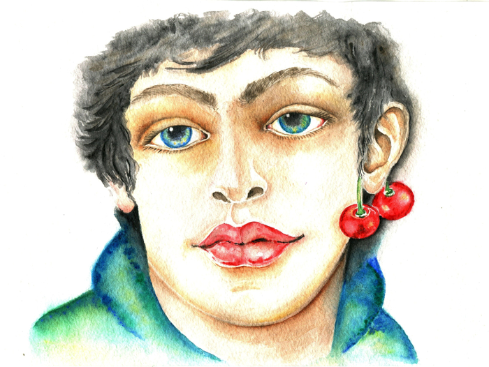 Мальчик с вишенкой