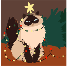 Новогодний котик