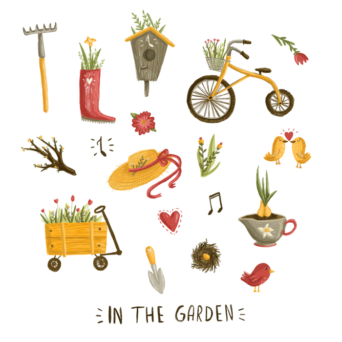 Весенние стикеры