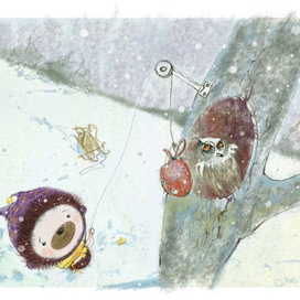 вот  такая помощь лесным жителям)