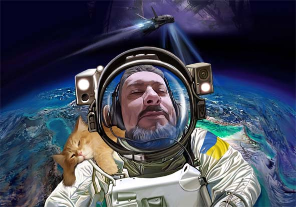 портрет КОМОНАВТА