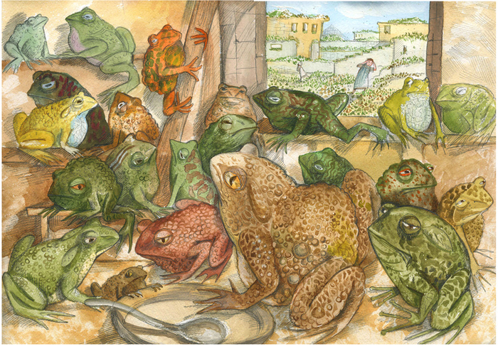 Казни египетские - Жабы