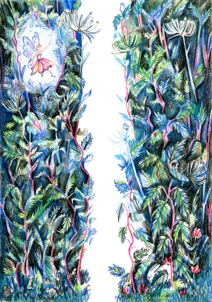 фея в крапиве. "дикие лебеди"