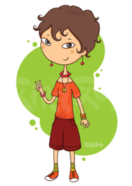 Девочка с бусами