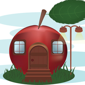 Домик червячка
