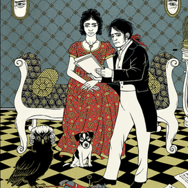 Иллюстрация-3 к Э. Т. А. Гофману "Песочный человек" / E. T. А. Hoffmann "Der Sandmann