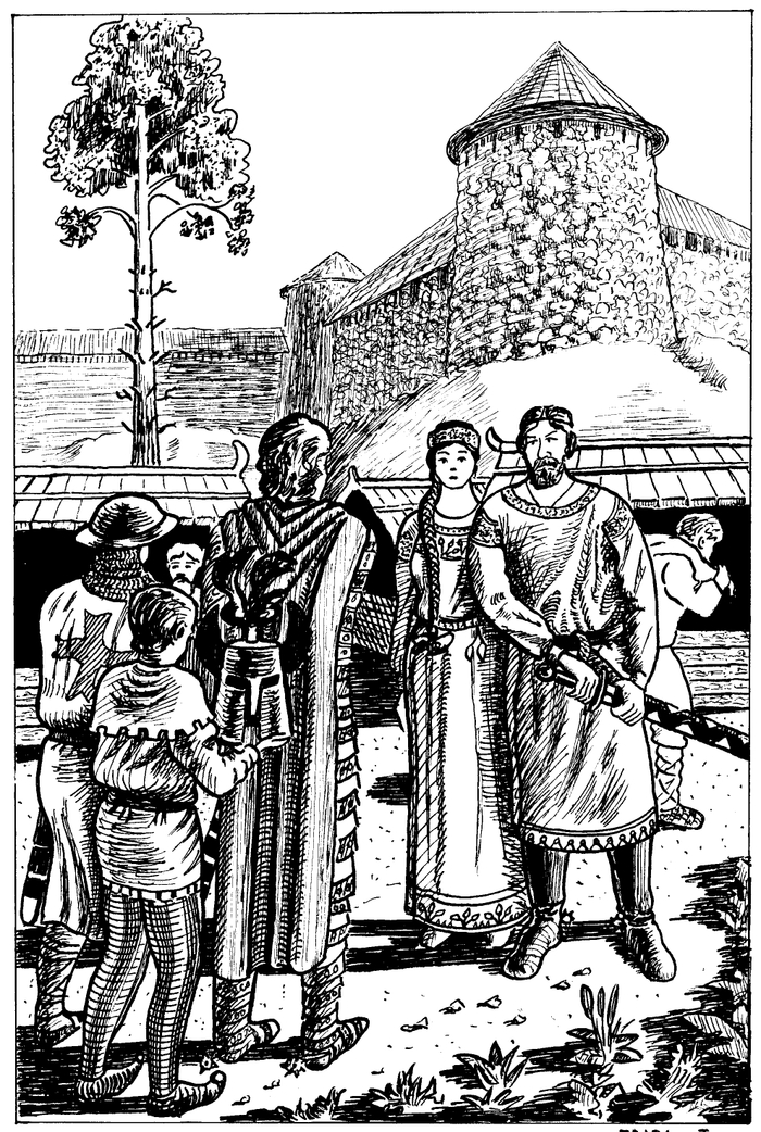 Иллюстрация к книге "Богатырская невеста".