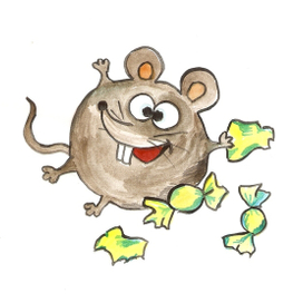 мышь-обжорка