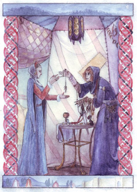 Торговка амулетами