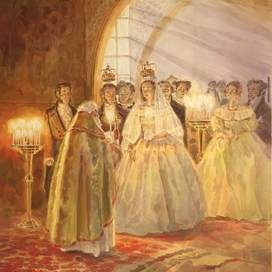 Венчание Пушкина и Гончаровой