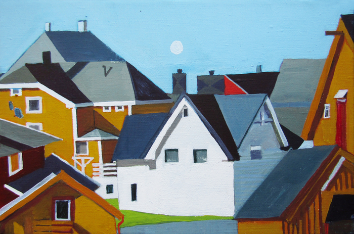 Из серии Norsk album. 2016, х., темпера, 20х30. 