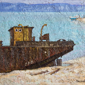 Старая баржа