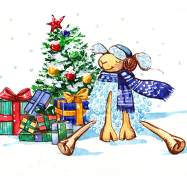 Новогодний барашек