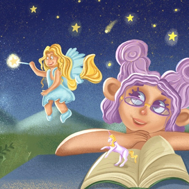 Девочка за чтением