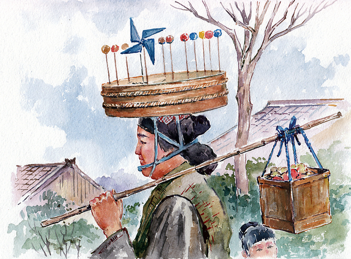 Продавец сладостей