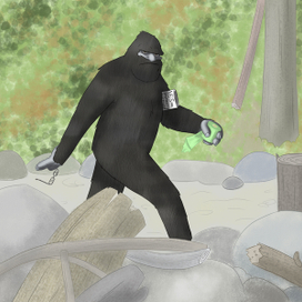 Снежный человек тоже человек