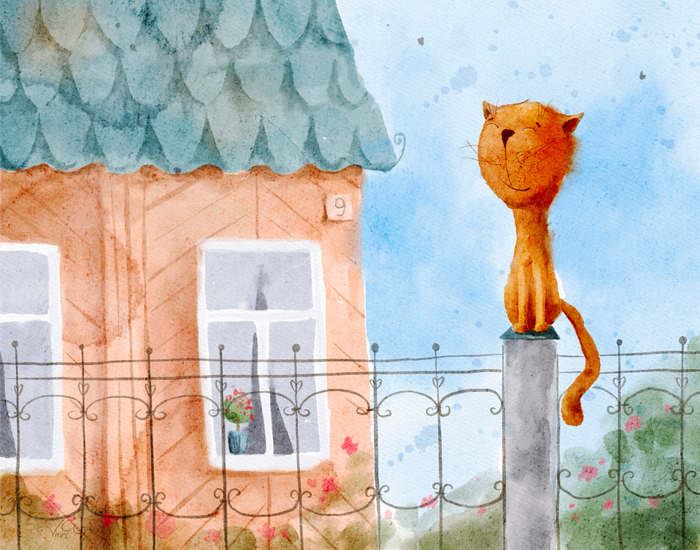 Первые лучи весеннего солнца 