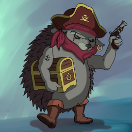 Грозный Еж-Пират