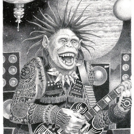 Рок концерт. Где-то в далекой галактике.