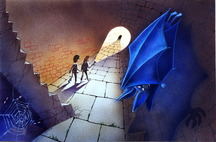 В подземелье.