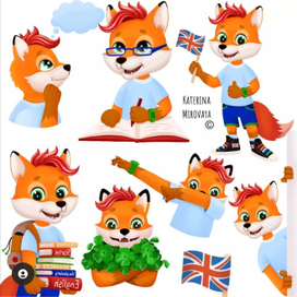Бренд персонаж для школы английского языка