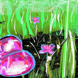 Утро в траве