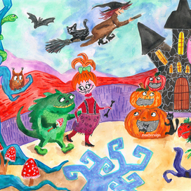 Романтичный хеллоуин