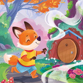 Как лисёнок маму искал 01