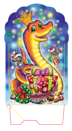 Новогодняя Змея в короне