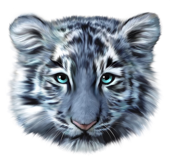 Белый тигрёнок