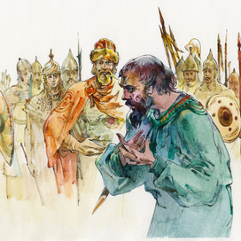 Илл. к книге О.Тихомирова "На страже Руси"