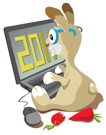 кролик программер