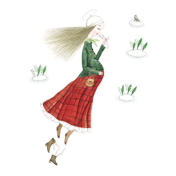 Иллюстрация к поэтическому сборнику Кристины Россетти "Sing song"