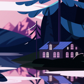 Пейзажи: вечерний, осенний и дневной