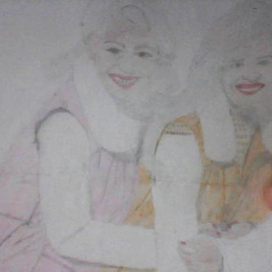 Две подруги.